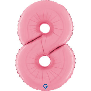 Number 8 Pastel Pink 26inc
