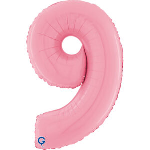 Number 9 Pastel Pink 26inc