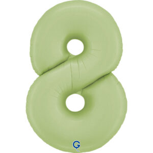 Number 8 Satin Olive Green 26inc