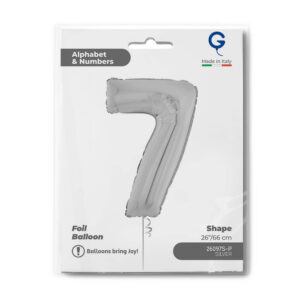 Number 7 Silver 26inc