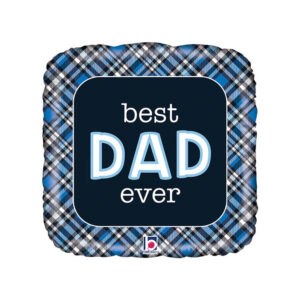 SR18 Best Dad Ever Plaid