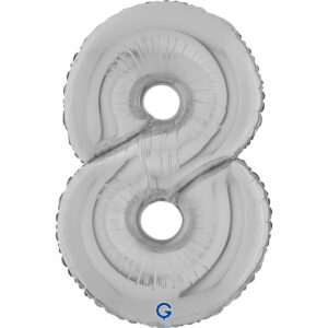 Number 8 Silver 26inc