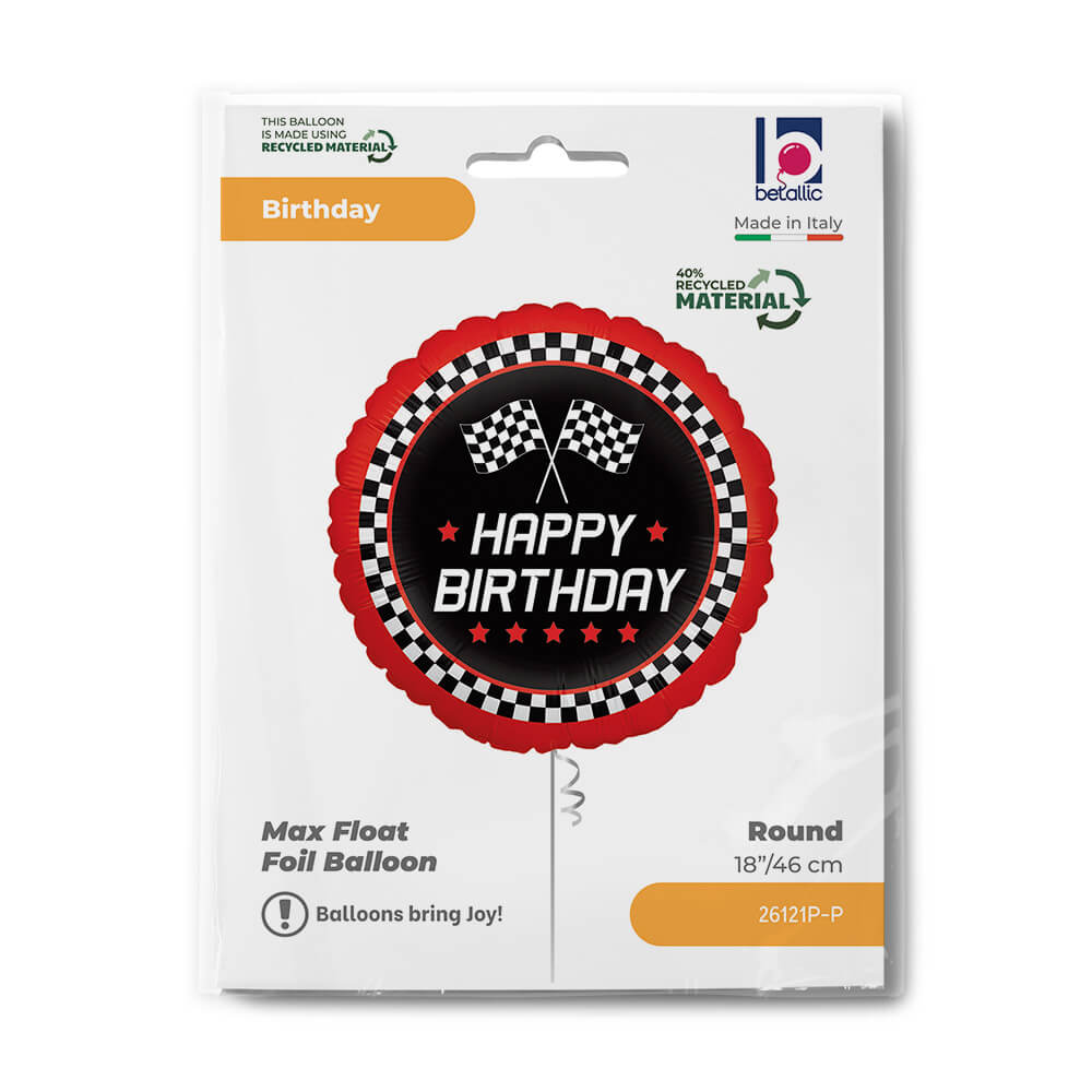 R18 Checkered Flag Birthday - Afbeelding 2