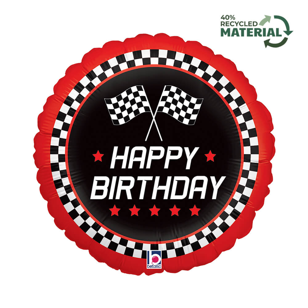 R18 Checkered Flag Birthday