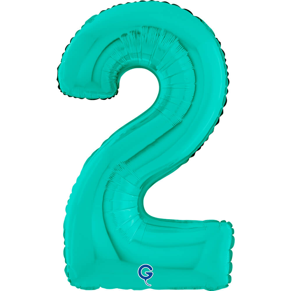 Cijfer 2 Tiffany 66cm