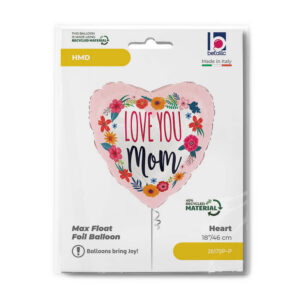 H18 Satin Love You Mom Blossoms