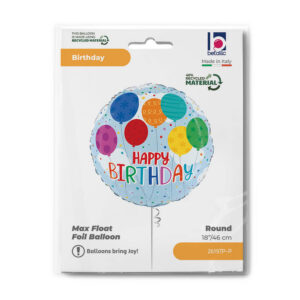 R18 Birthday Colorful Balloon