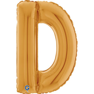 Letter D Gold 26inc
