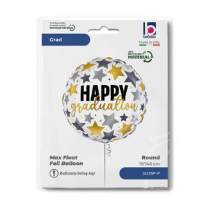 R18 Graduation Metallic Stars