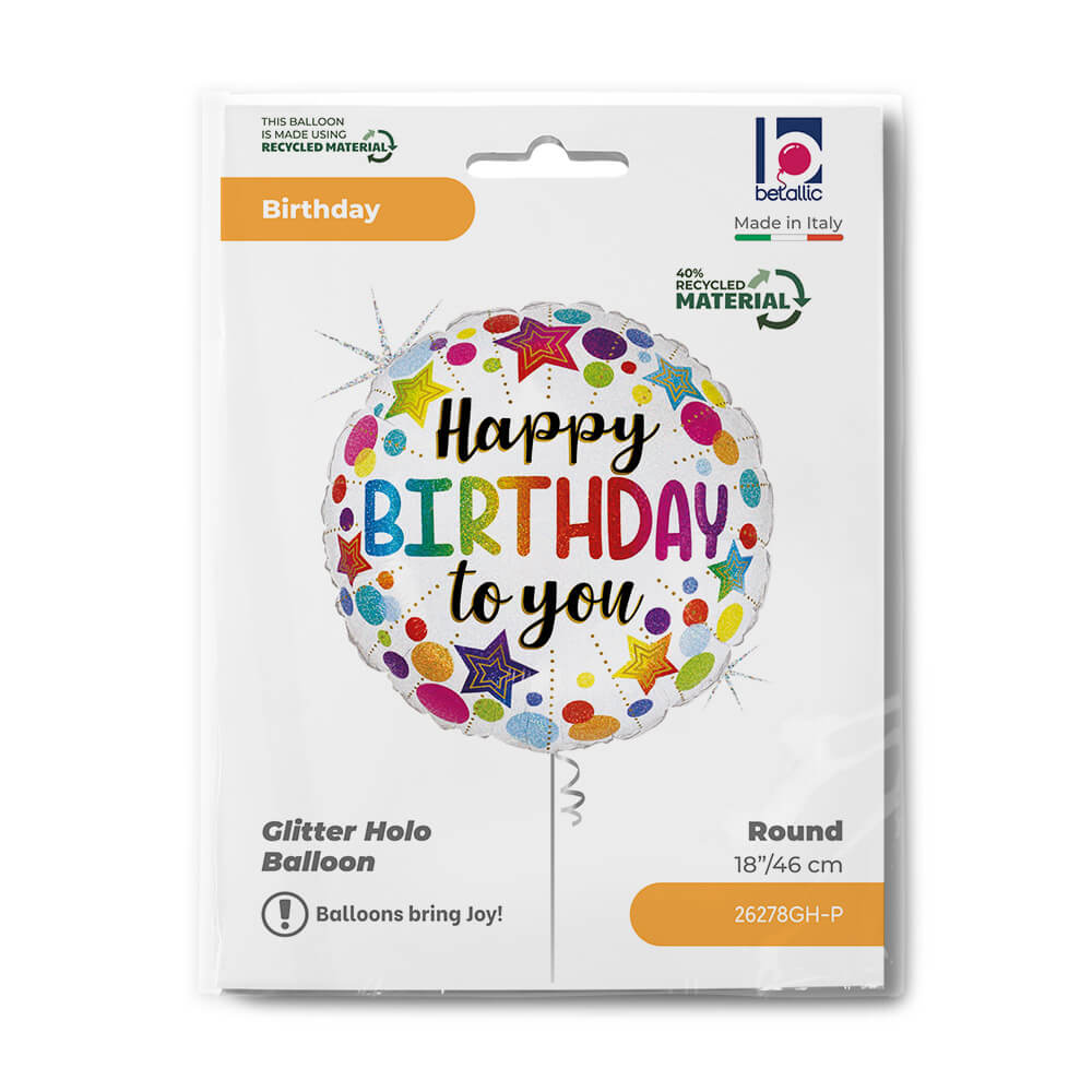 R18 Birthday Stars & Dots - Afbeelding 2