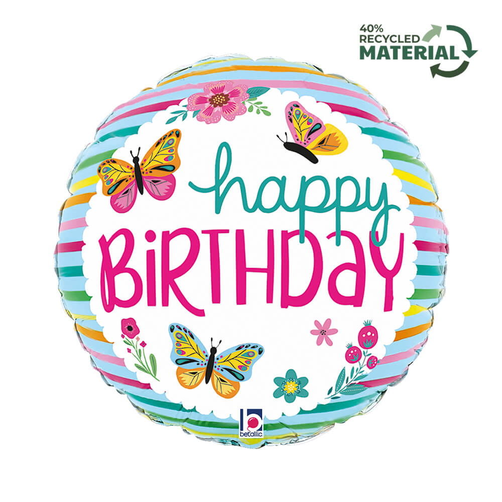 R18 BDay Colorful Butterflies