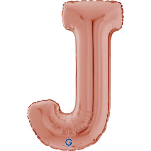 Letter J Rose Gold 26inc