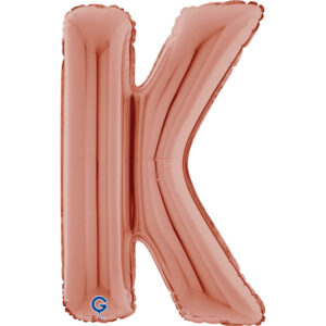 Letter K Rose Gold 26inc