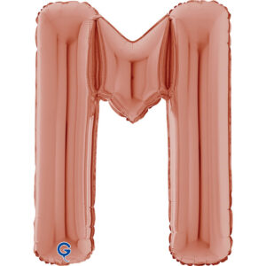 Letter M Rose Gold 26inc