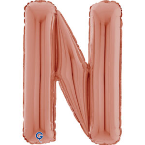 Letter N Rose Gold 26inc
