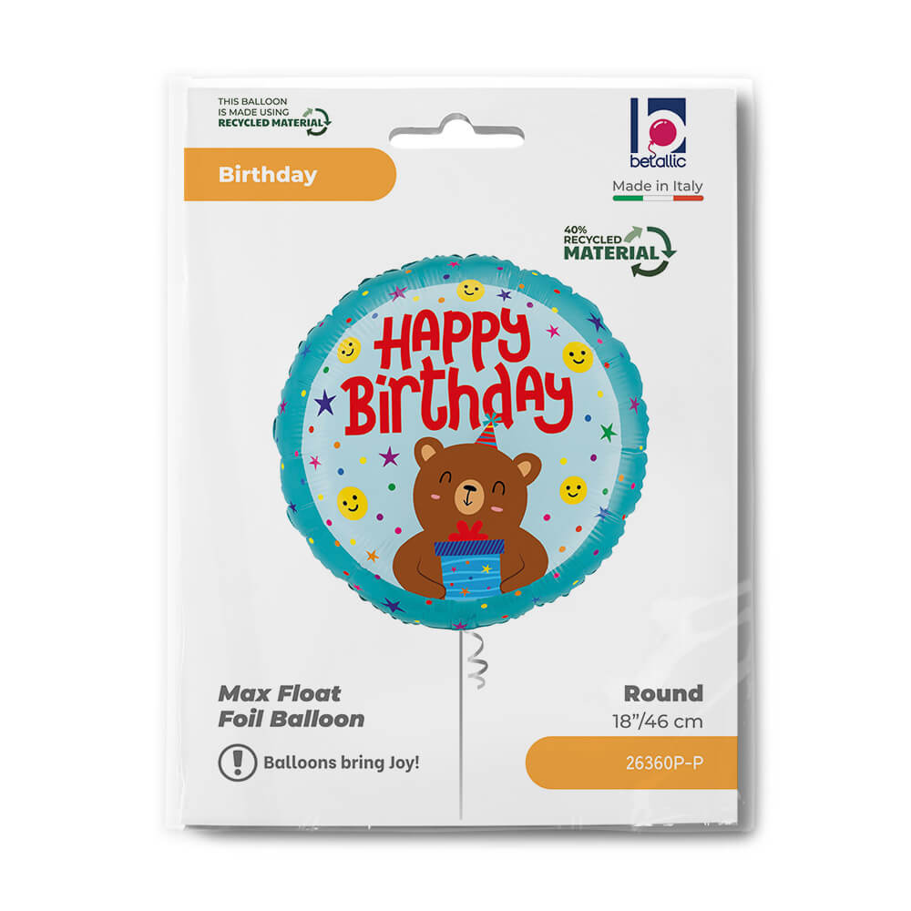 R18 Birthday Smiley Bear - Afbeelding 2