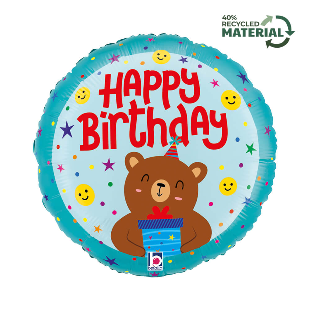 R18 Birthday Smiley Bear