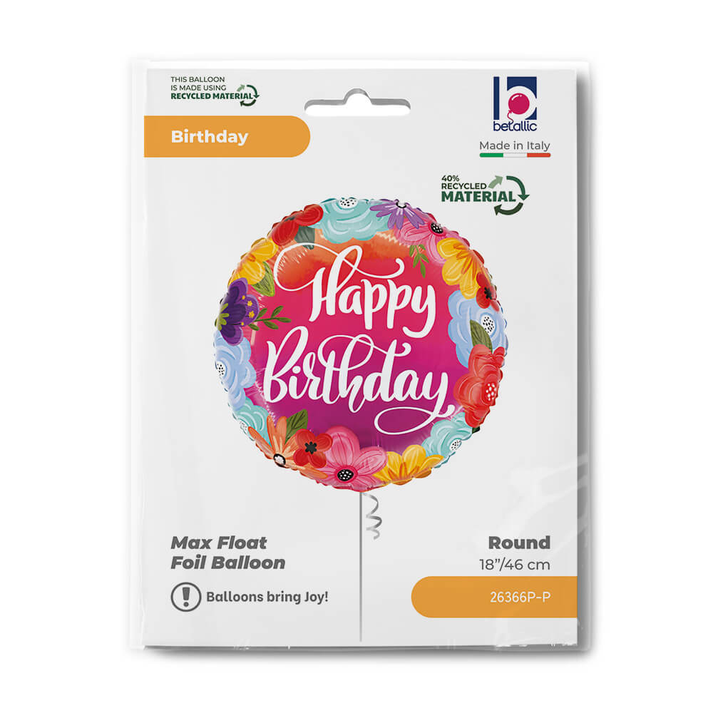 R18 Birthday Bright Flowers - Afbeelding 2