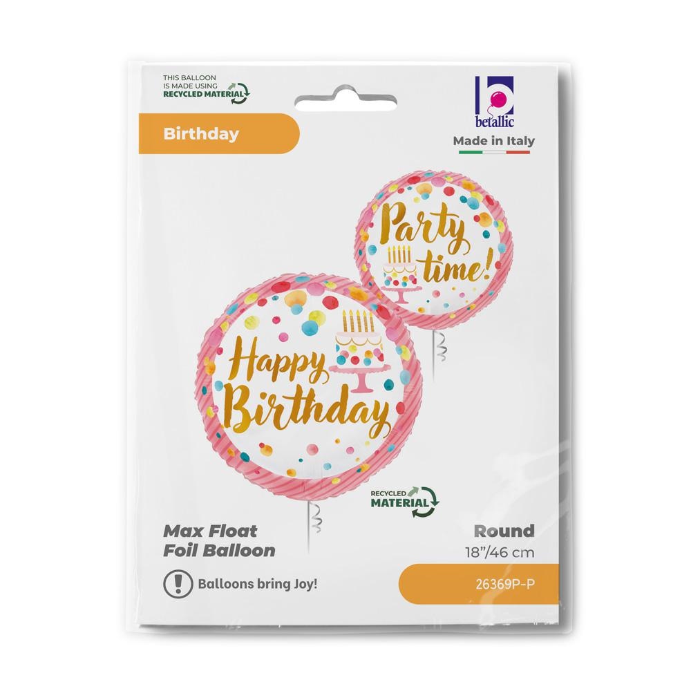 R18 Satin Birthday Roze Party