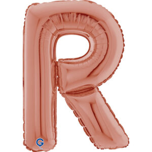 Letter R Rose Gold 26inc