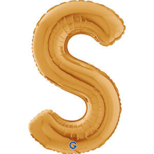 Letter S Gold 26inc