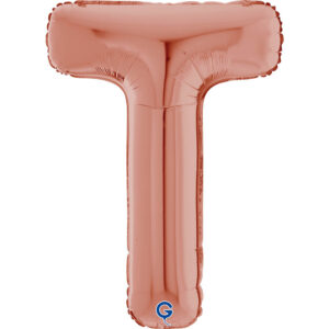 Letter T Rose Gold 26inc