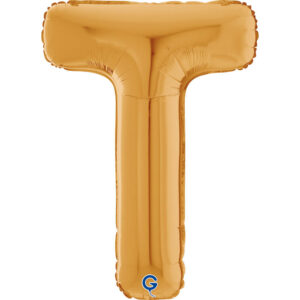 Letter T Gold 26inc