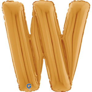Letter W Gold 26inc