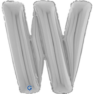 Letter W Silver 26inc