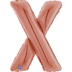 Letter X Rose Gold 26inc