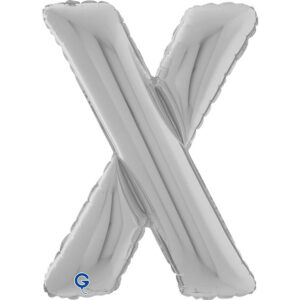 Letter X Silver 26inc
