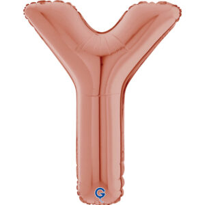 Letter Y Rose Gold 26inc