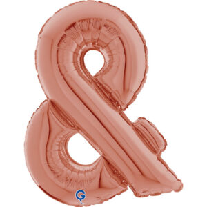 Symbol Ampersand Rose Gold 26inc