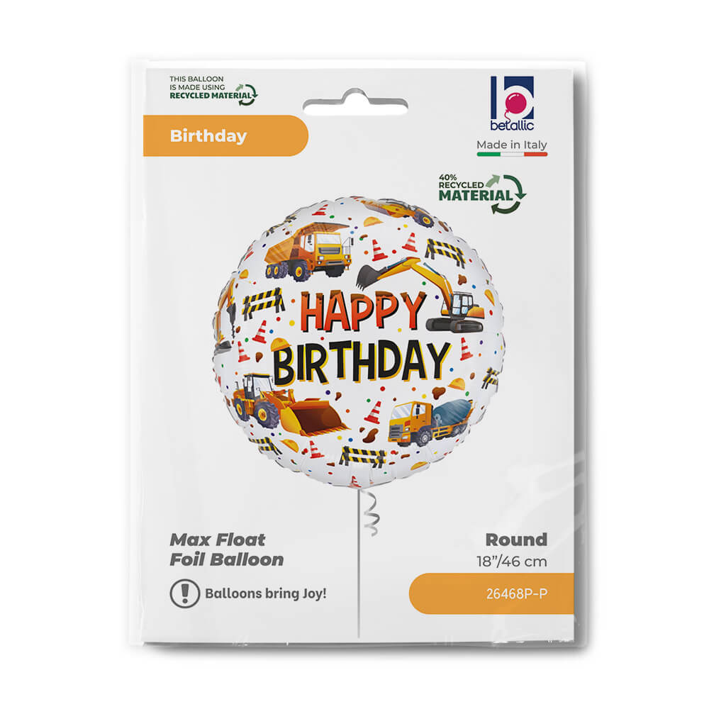 R18 Construction Equipment Birthday - Afbeelding 2