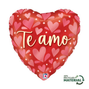 H18 Te Amo Corazones Adornado