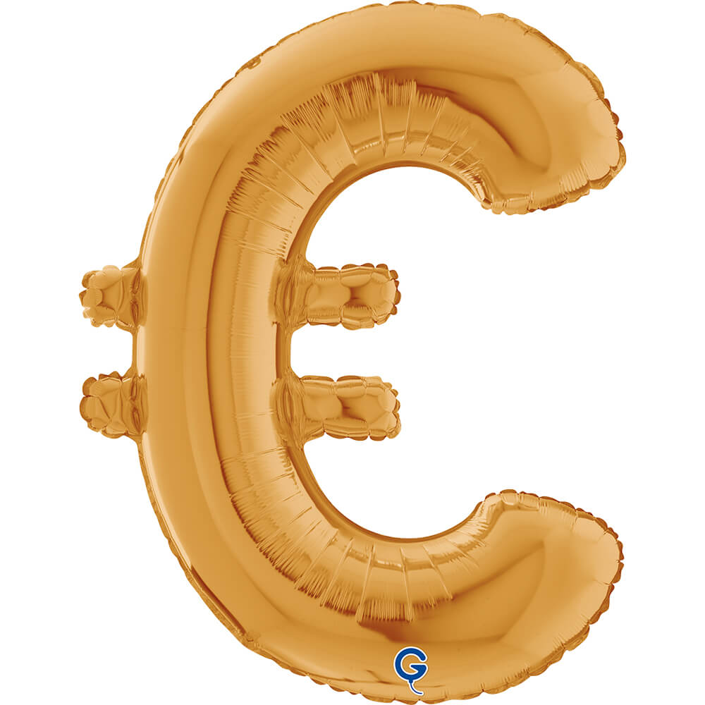Symbol Euro Goud 66cm