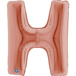 Letter H Rose Gold 40inc