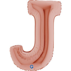 Letter J Rose Gold 40inc
