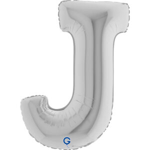 Letter J Silver 40inc