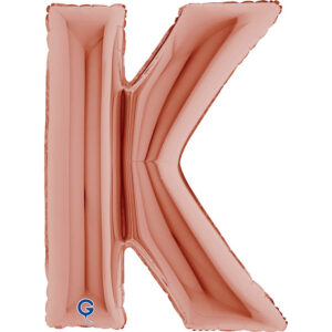 Letter K Rose Gold 40inc