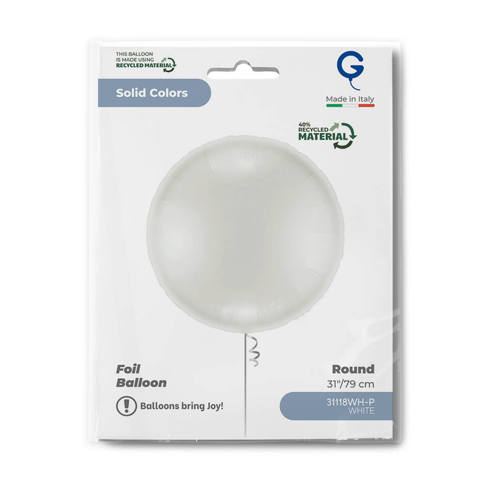 Rond 79cm Wit - Afbeelding 2