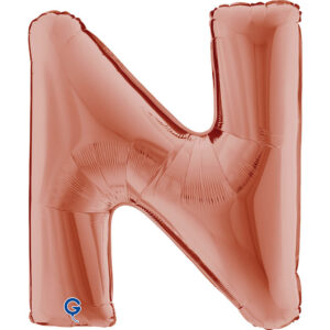 Letter N Rose Gold 40inc