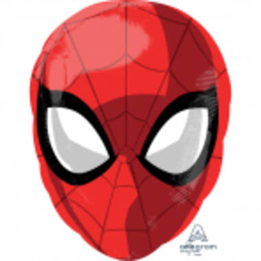 Foil Balloon - Shape - Spider-Man Head - 30 x 43 cm