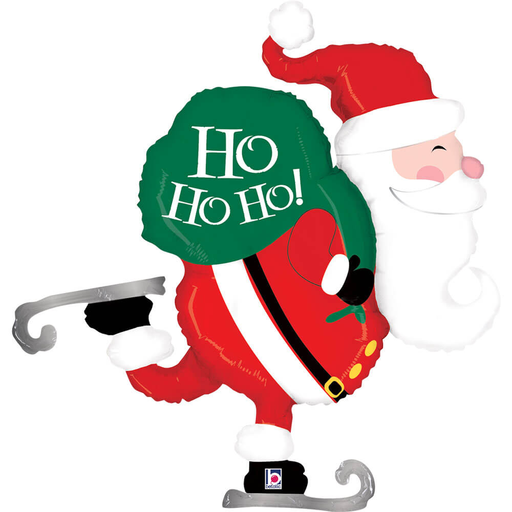 Skating Santa