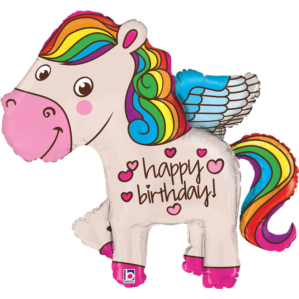 Regenboog Birthday Pony