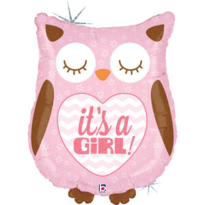 It's A Girl Baby Owl
