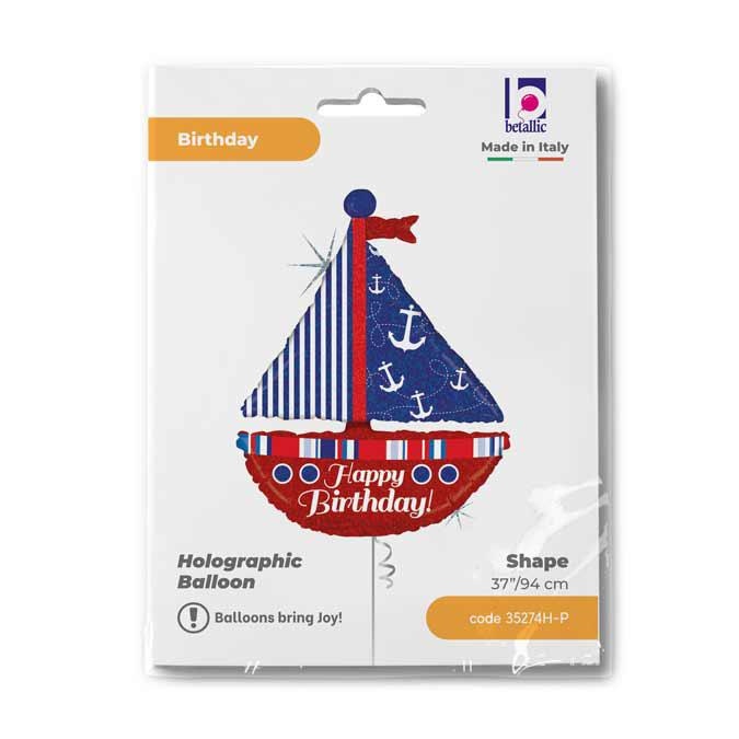 Nautical Birthday Sailboat