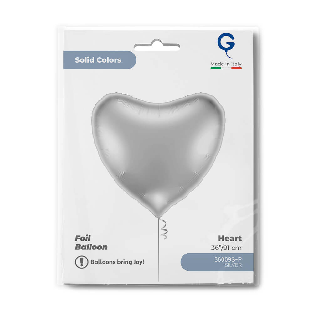 Hart 91cm Zilver - Afbeelding 2