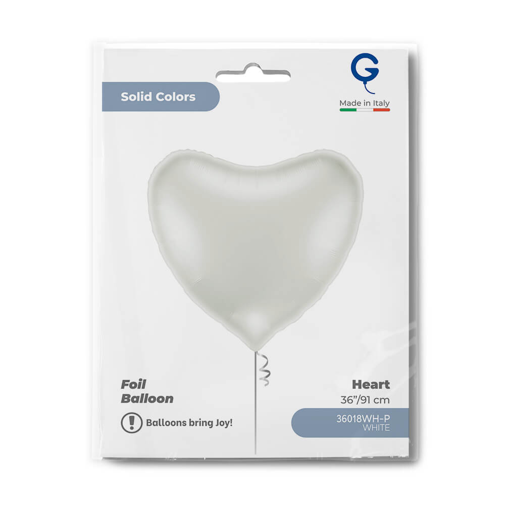 Hart 91cm Wit - Afbeelding 2