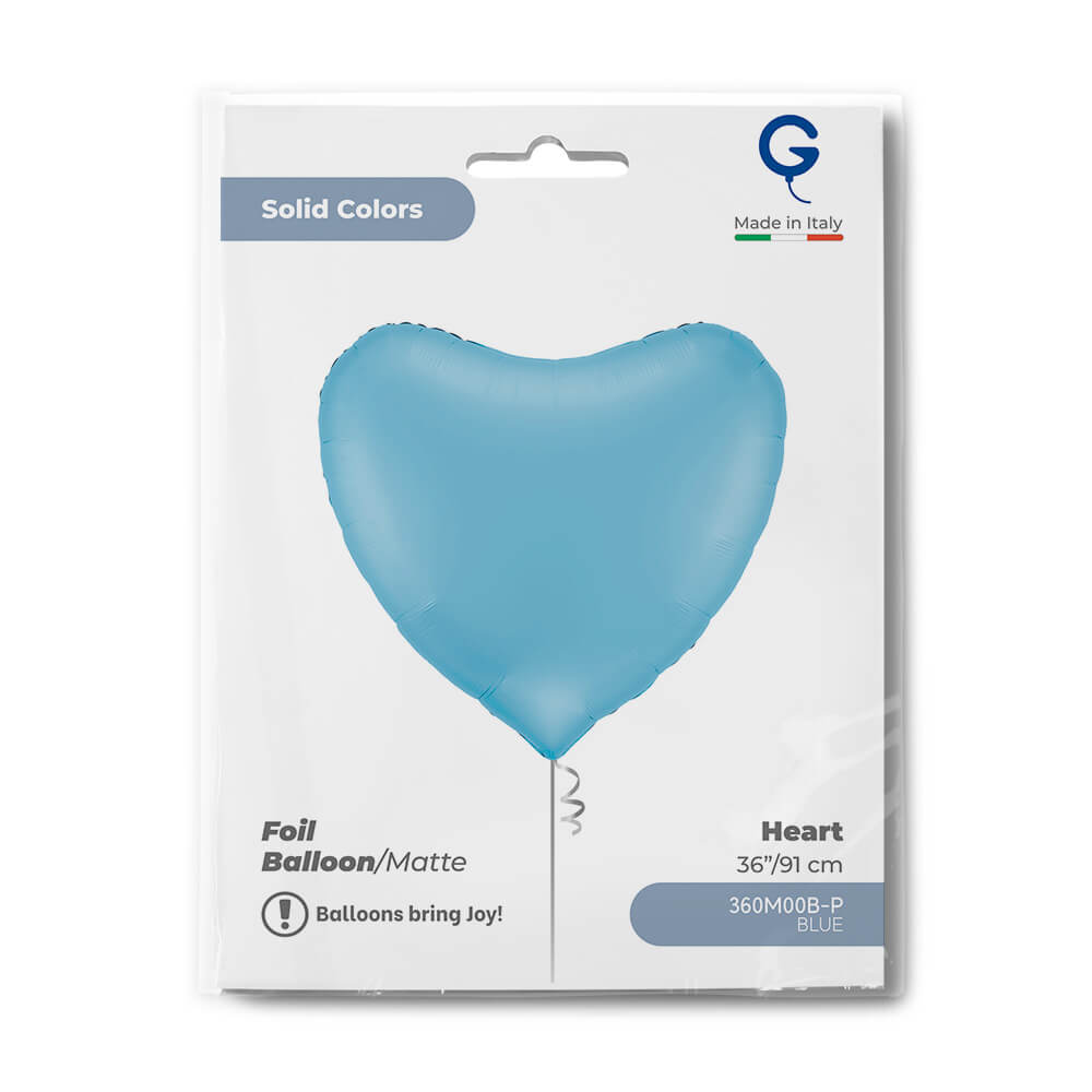 Hart 91cm Matte Blauw - Afbeelding 2